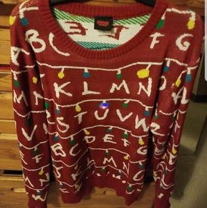 Stranger Things light up sweater